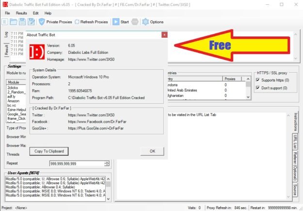DIABOLIC TRAFFIC BOT v6.05