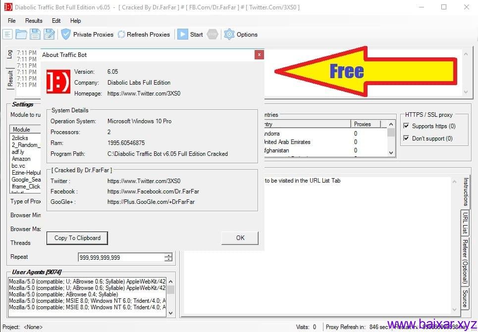 DIABOLIC TRAFFIC BOT v6.05 DIABOLIC TRAFFIC BOT v6.05