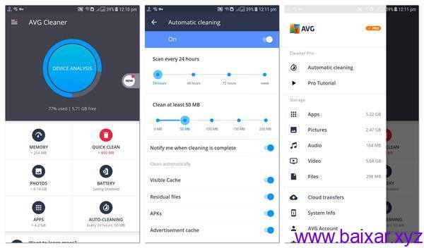 Apk AVG Cleaner Pro 4.9.0 Download