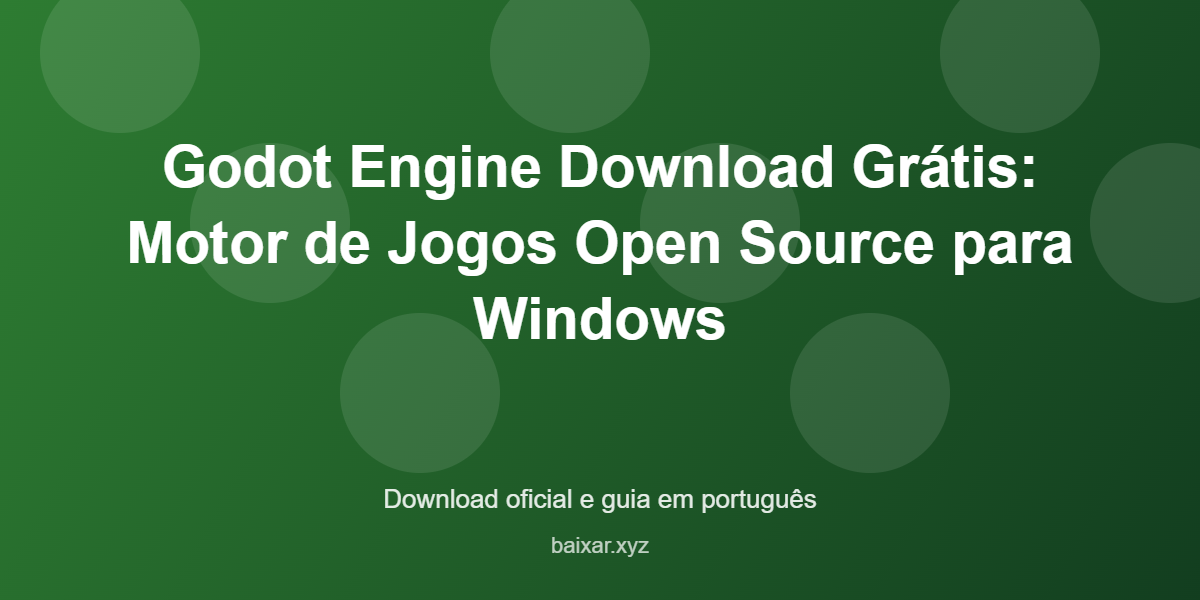 Godot engine download featured corrigida