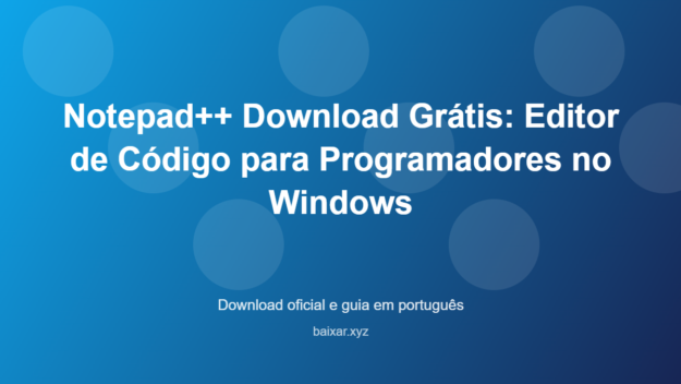 Notepadplusplus download featured corrigida