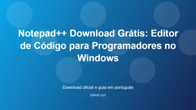 Notepadplusplus download featured corrigida