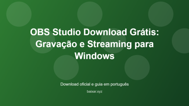 Obs studio download featured corrigida