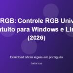 OpenRGB: Controle RGB Universal Gratuito para Windows e Linux (2026) - imagem destacada do guia de download oficial em português