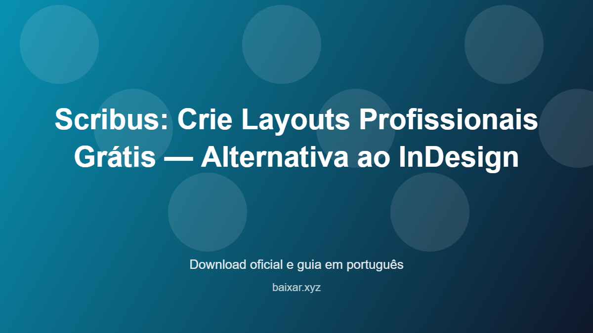Scribus editoracao gratis featured corrigida