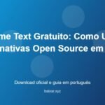 Sublime Text Gratuito: Como Usar e Alternativas Open Source em 2026 - imagem destacada do guia de download oficial em português