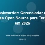 Taskwarrior: Gerenciador de Tarefas Open Source para Terminal em 2026 - imagem destacada do guia de download oficial em português