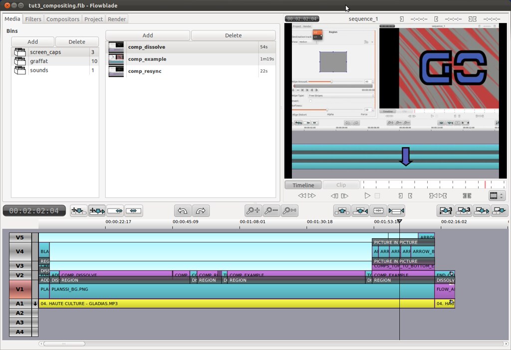 Flowblade: Editor de Vídeo Grátis e Leve para Linux em 2026