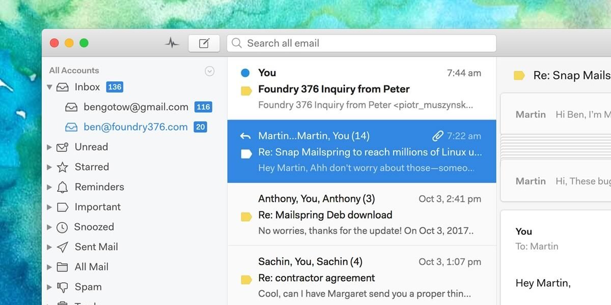 Mailspring: Cliente de Email Grátis e Open Source 2026